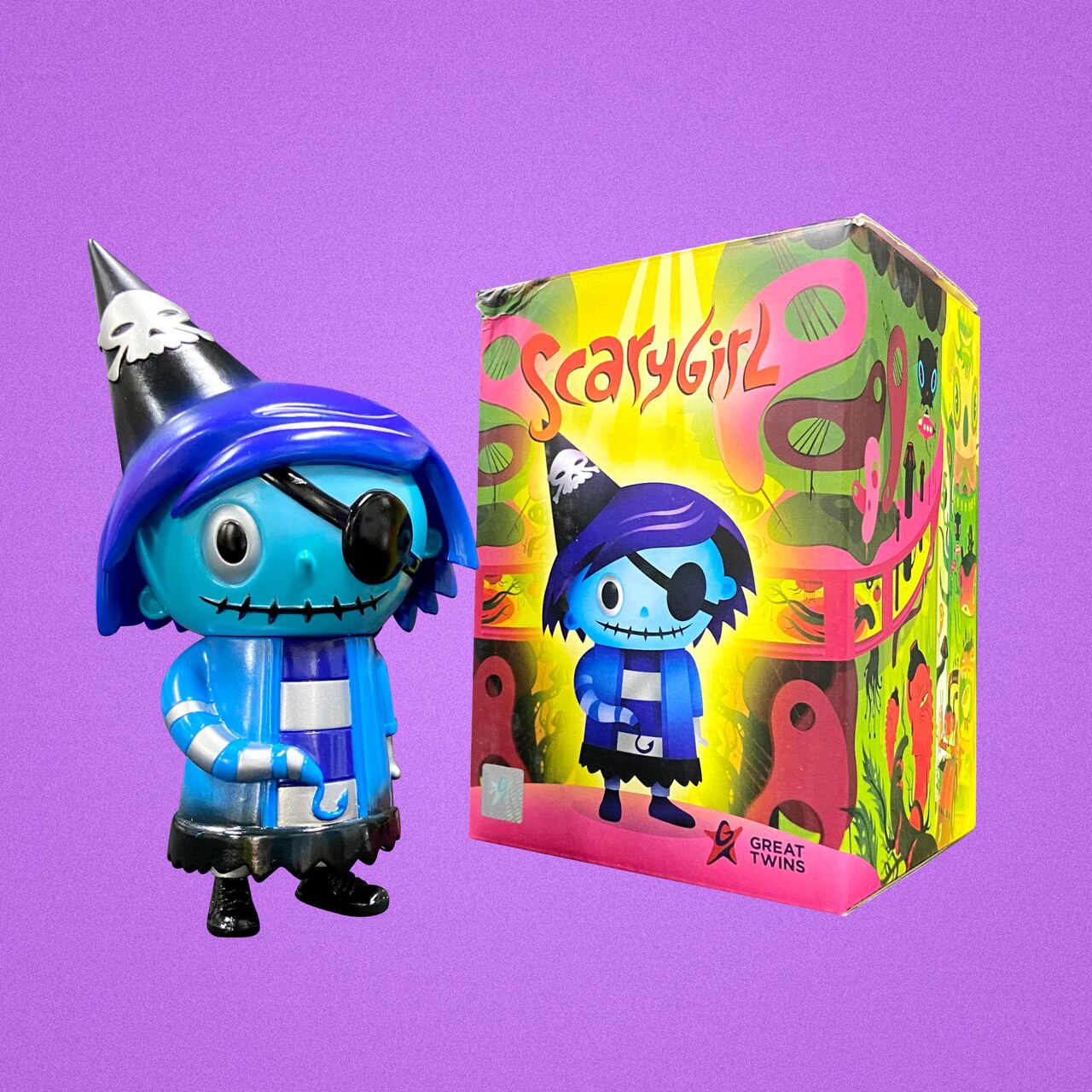 Nathan Jurevicius - Scarygirl Blue Vinyl Figure